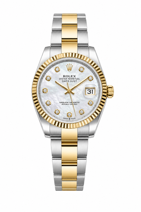 Rolex Datejust 36 White Diamond Dial Steel & Yellow Gold Automatic Watch (2025)