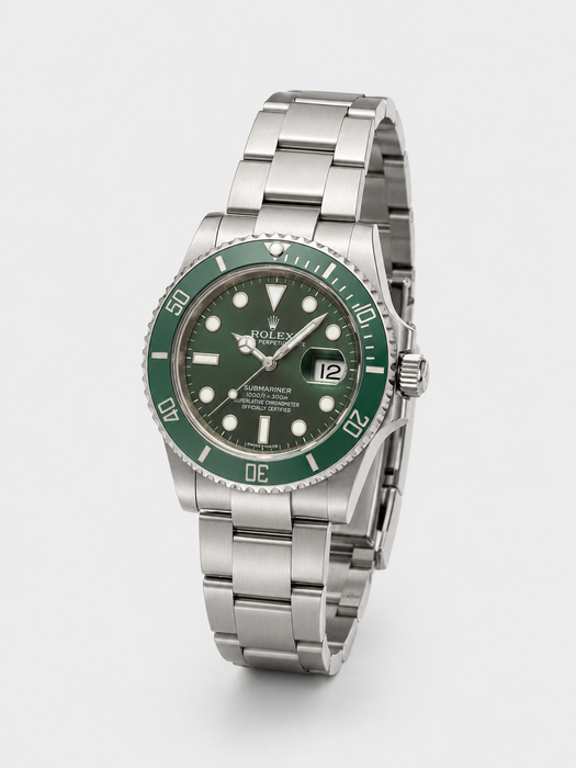 Rolex Submariner Hulk 116610LV Green Dial Oystersteel Automatic Watch