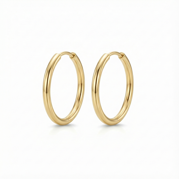 Classic Gold Hoop Earrings