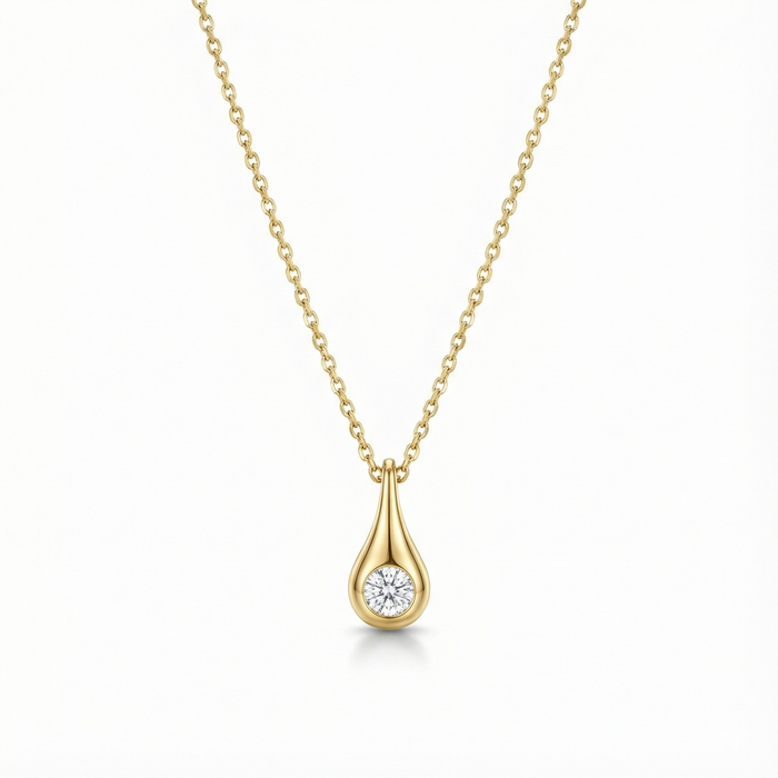 Aurora Crystal Pendant Necklace