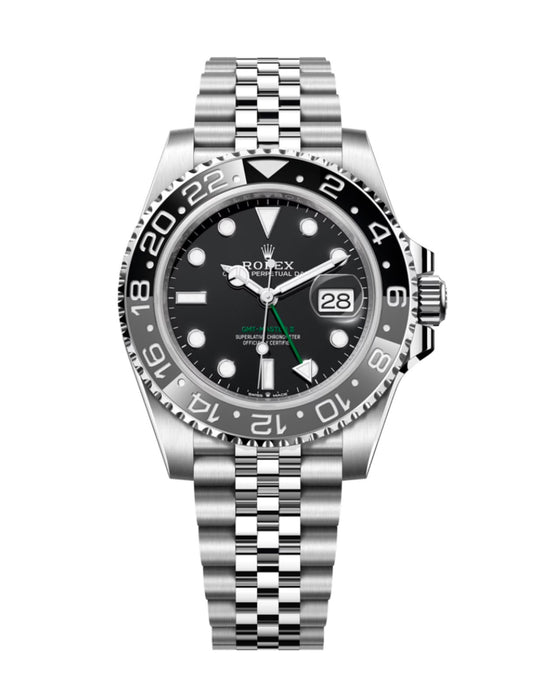 Rolex GMT-Master II "Bruce Wayne" Jubilee Black & Grey Ceramic Bezel Automatic Watch (2025 Full Set)