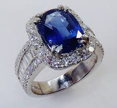 Sapphire Blue Royal Ring